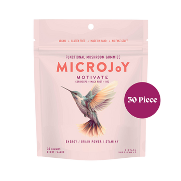 Microjoy Motivate Mushroom Gummies - 30 Servings