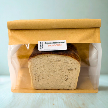 Juneau Natural Organic Sourdough Sliced Half Loaf