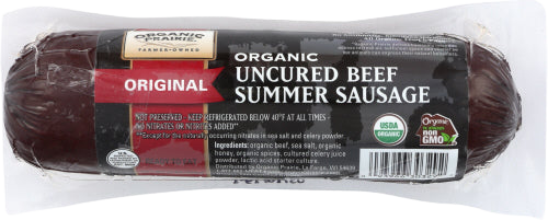 Organic Prairie Uncured Beef Summer Sausage - 12 OZ