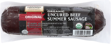 Organic Prairie Uncured Beef Summer Sausage - 12 OZ