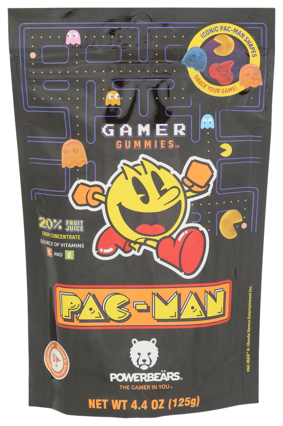 Powerbears Pacman Gamer Gummies - 4.4 OZ