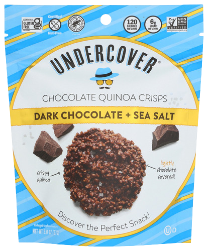 Dark Chocolate + Sea Salt Quinoa Crisps - 2 OZ