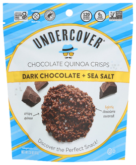 Dark Chocolate + Sea Salt Quinoa Crisps - 2 OZ