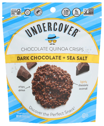 Dark Chocolate + Sea Salt Quinoa Crisps - 2 OZ