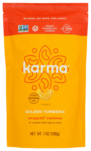 Golden Tumeric Cashews - 7 OZ