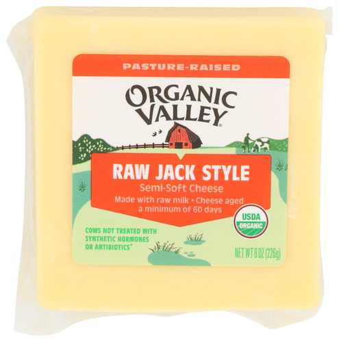 Organic Raw Jack Cheese - 8 OZ