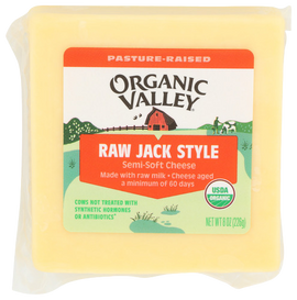 Organic Raw Jack Cheese - 8 OZ