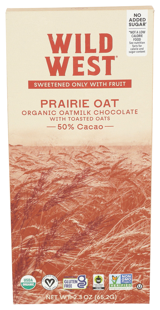 Wild West Prairie Oat Organic Oat Milk Chocolate Bar - 2.3 OZ