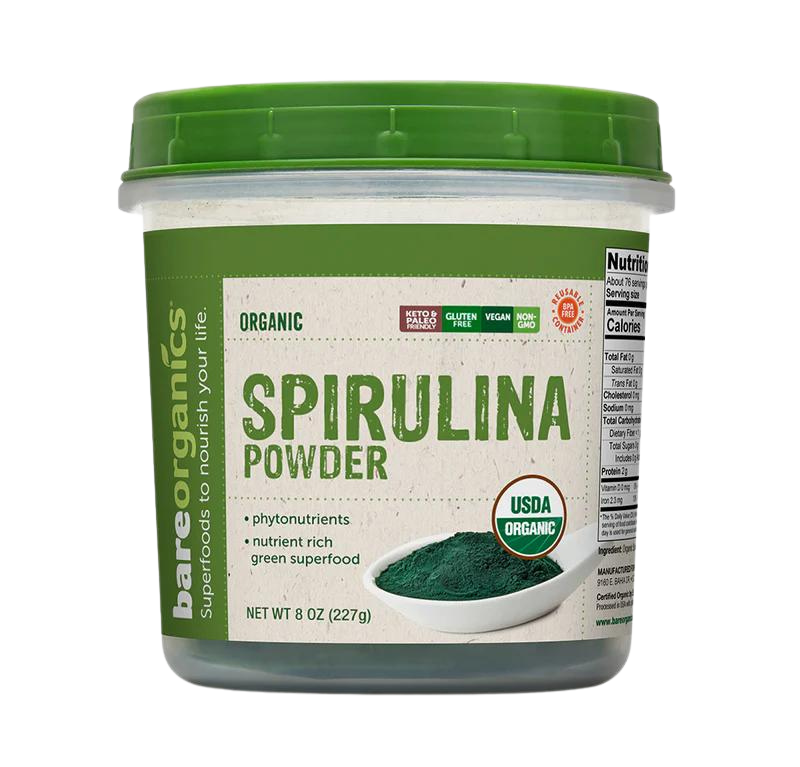 Organic Spirulina Powder - 8 OZ