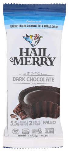 Hail Merry Organic Dark Chocolate Cups - 2 PK