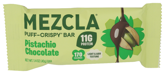 Mekhala Pistachio Chocolate Puff-Crispy Bar - 1.4 OZ