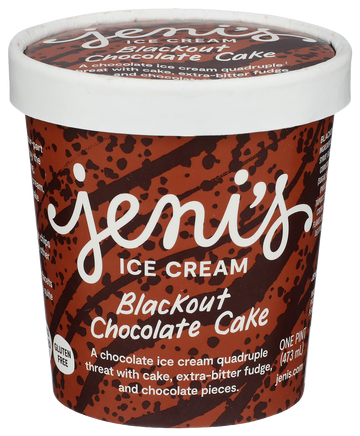 Jenis Blackout Chocolate Cake Ice Cream - 16 OZ