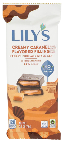 Caramel Filled Dark Chocolate Bar - 2.8 OZ