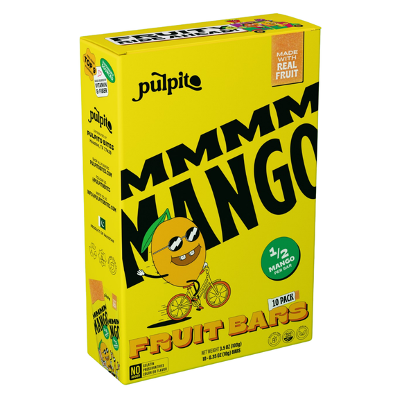 Pulpito Mango Fruit Bar - 10 PC