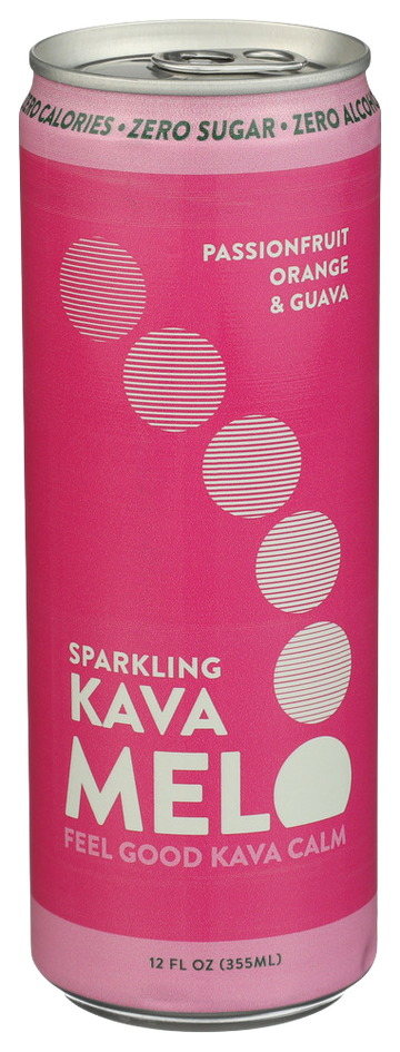 Melo Passionfruit, Orange & Guava Kava Mocktail - 12 FO