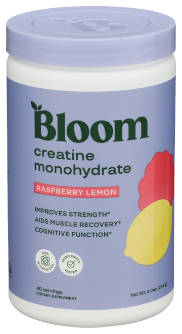 Bloom Raspberry Lemon Creatine Monohydrate - 9 OZ