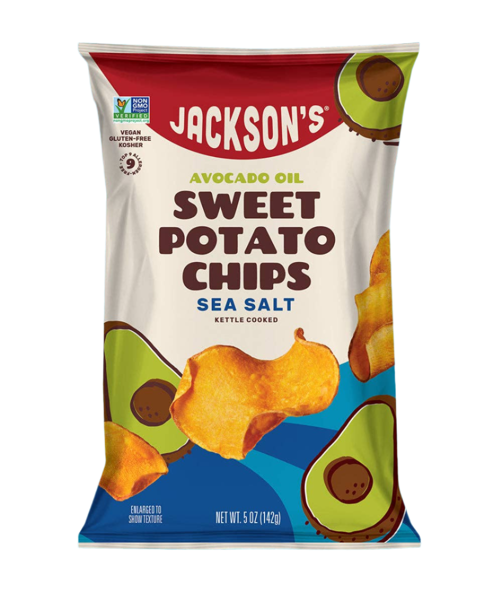 Jackson's Sea Salt Sweet Potato Avocado Oil Chips - 5 OZ