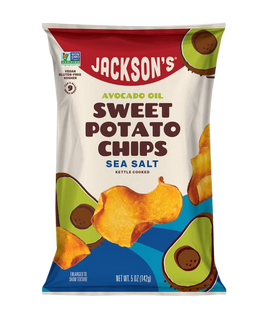 Jackson's Sea Salt Sweet Potato Avocado Oil Chips - 5 OZ