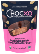 Organic Dark Chocolate Almond Butter Cups - 3.45 OZ-1