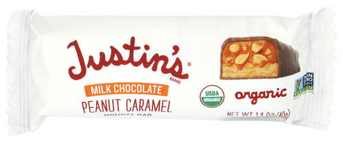 Justins Peanut Caramel Milk Chocolate Bar - 1.4 OZ