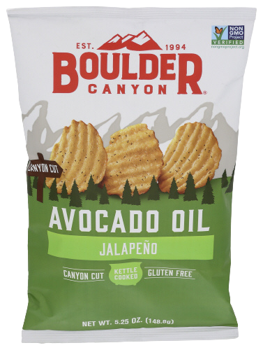 Boulder Canyon Avocado Oil Jalapeno Chips - 5.25 OZ