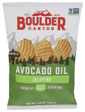 Boulder Canyon Avocado Oil Jalapeno Chips - 5.25 OZ