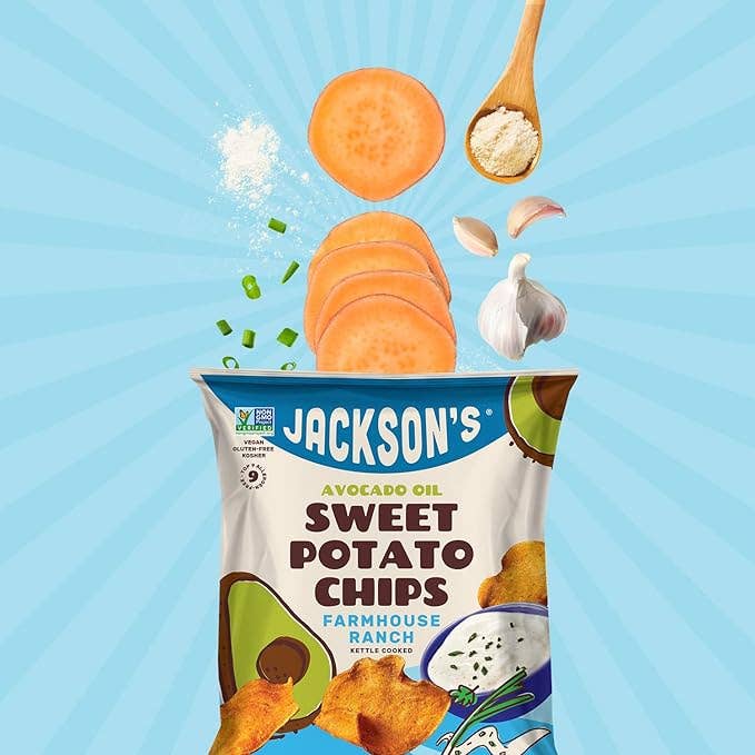 Farmhouse Ranch Sweet Potato Chips with 2.5oz(Dairy Free)