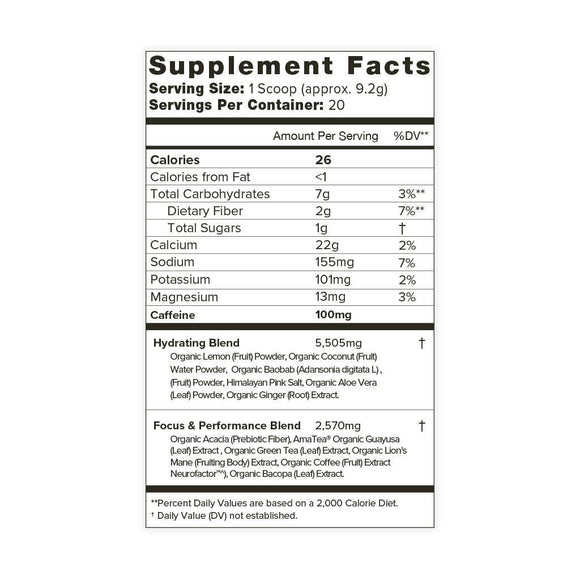 Peak Power - Pre Workout + Hydration - 6.49 OZ