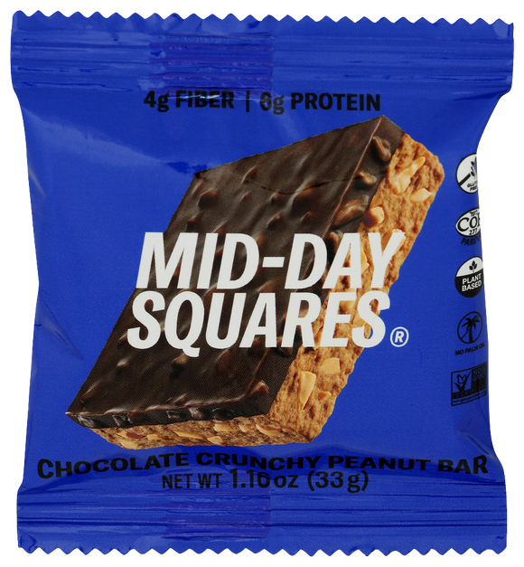 Mid Day Crunchy Peanut Square - 1.16 OZ