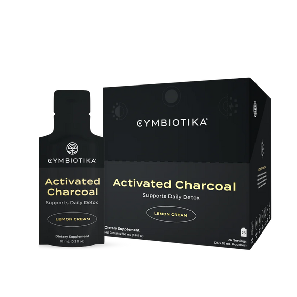 CYMBIOTIKA Activated  Charcoal Liposomal Delivery - 26x10 ML POUCH