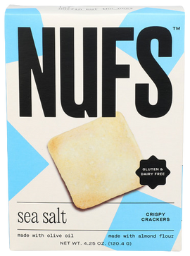 Nufs Sea Salt Crackers - 4.25 OZ
