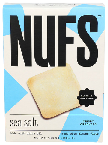 Nufs Sea Salt Crackers - 4.25 OZ