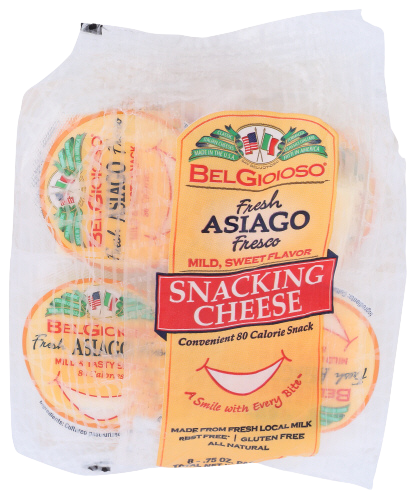 Belgioioso Asiago Cheese Snack Pack - 6 OZ