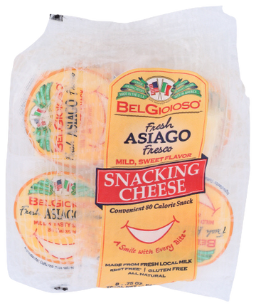Belgioioso Asiago Cheese Snack Pack - 6 OZ