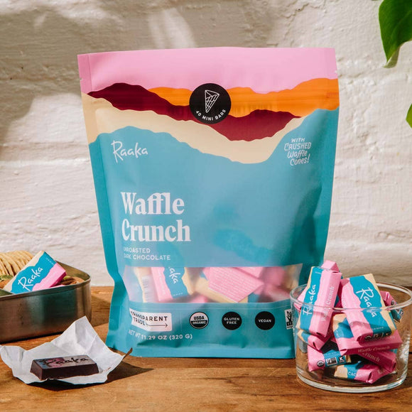 61% Waffle Crunch Mini Chocolate Bars (40ct bag)