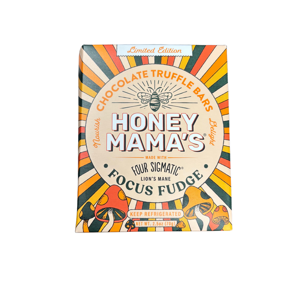 Honey Mama's Focus Fudge Chocolate Truffle Bar - 2.5 OZ