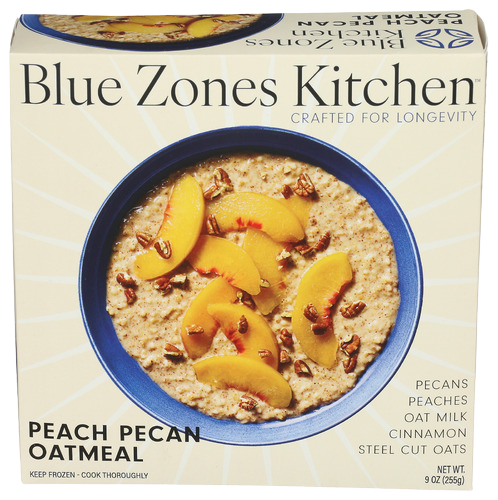 Blue Zones Peach Pecan Oatmeal - 9 OZ