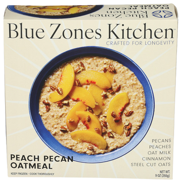 Blue Zones Peach Pecan Oatmeal - 9 OZ