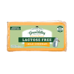 Organic Lactose Free Mild Cheddar Cheese Bar - 8 OZ