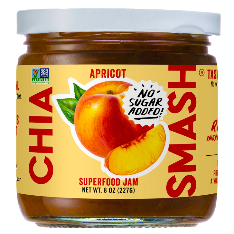 Apricot Chia Smash - Superfood Jam - 8 OZ | Juneau Natural