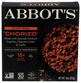Abbots Plant-Based Chorizo - 10 OZ