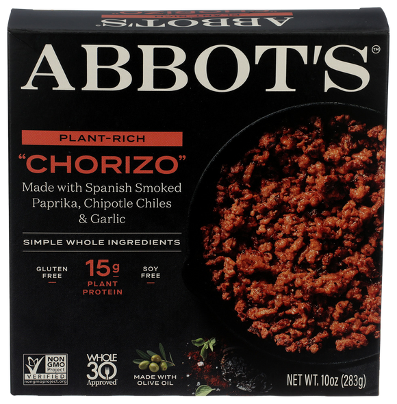 Abbots Plant-Based Chorizo - 10 OZ