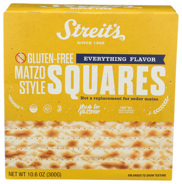 Streits Everything Matzo Squares - 10.5 OZ