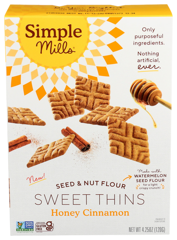 Simple Mills Honey Cinnamon Sweet Thins - 4.25 OZ