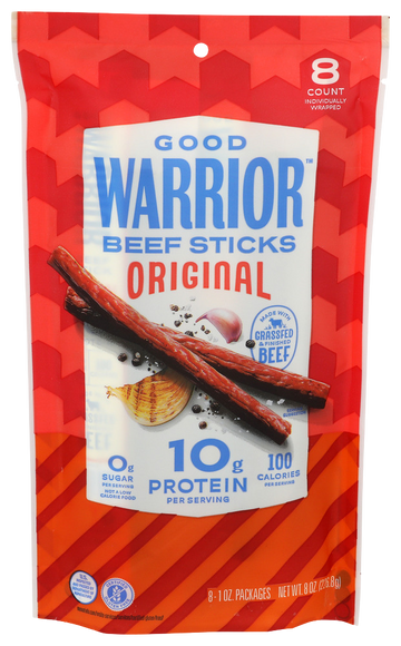 Good Warrior Original Beef Sticks - 8 OZ