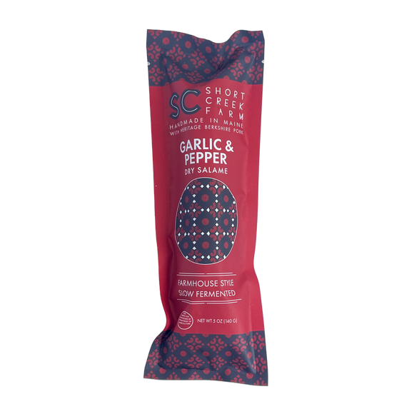 Garlic & Pepper Salami - 5 OZ