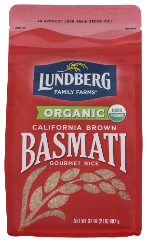 Organic Brown Basmati Rice -  32 OZ