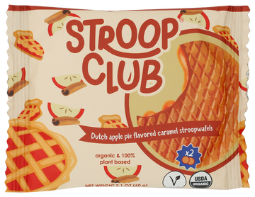 Stroop Club Apple Pie Caramel Stroopwafels - 2.1 OZ