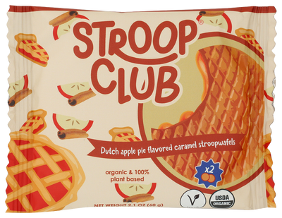 Stroop Club Apple Pie Caramel Stroopwafels - 2.1 OZ