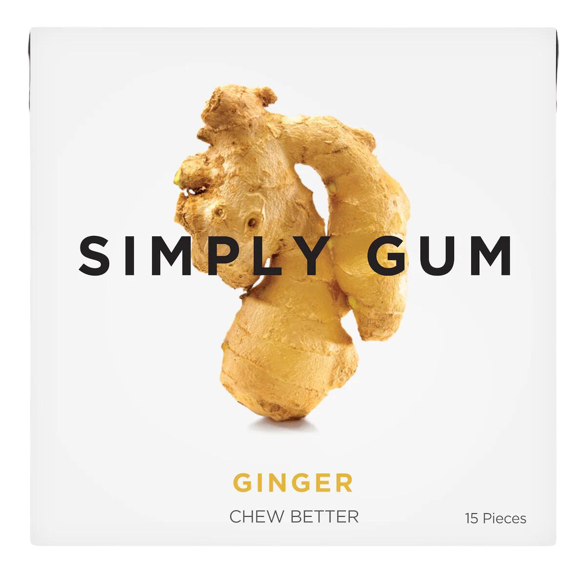 Simply Ginger Gum - 15 PC